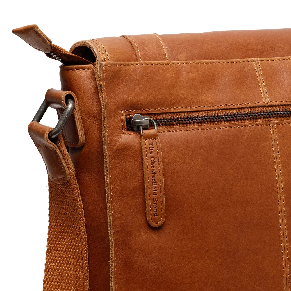 The Chesterfield Brand Adelanto Crossbodyväska - Cognac - Travels And Bags