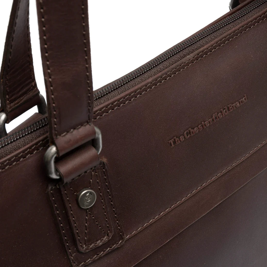 The Chesterfield Brand Belgrado Axelremsväska - Mörkbrun - Travels And Bags