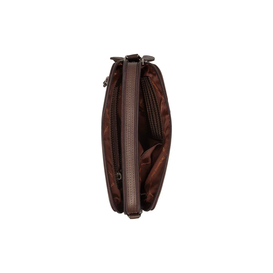 The Chesterfield Brand Nebraska Axelremsväska - Mörkbrun - Travels And Bags