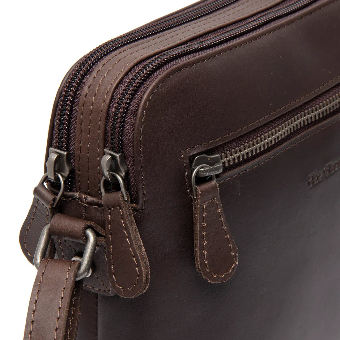 The Chesterfield Brand Nebraska Axelremsväska - Mörkbrun - Travels And Bags