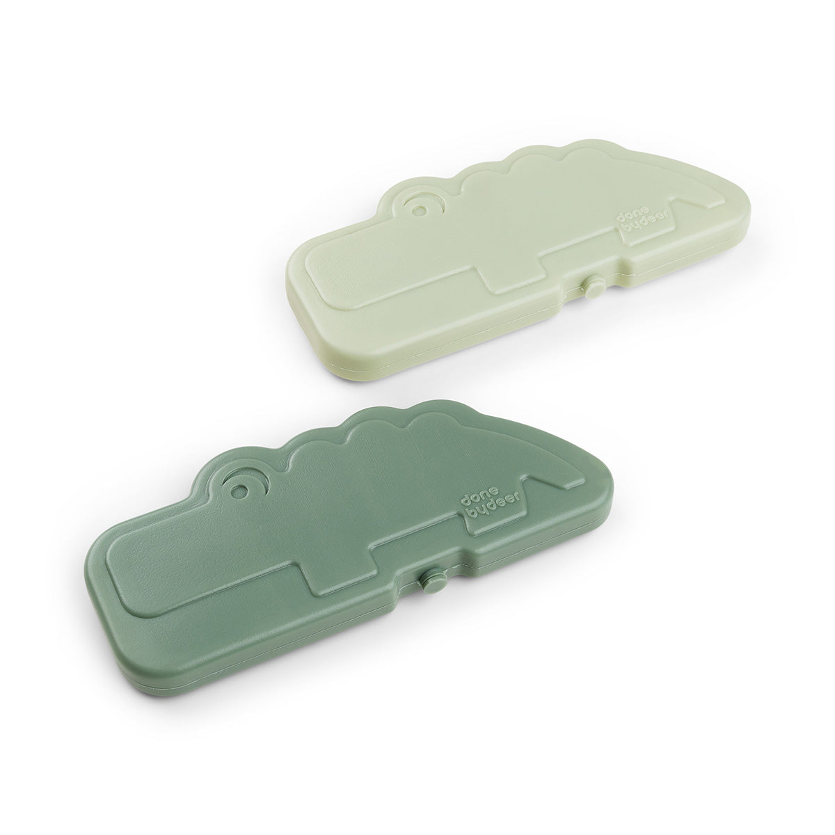 Done by Deer Cooling element 2-pack Croco - Grön