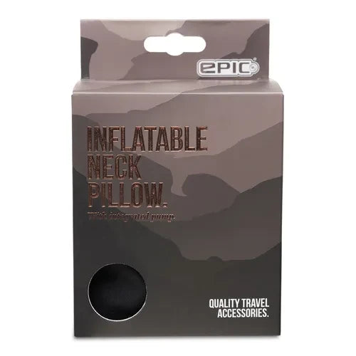 Epic Uppblåsbar Nackkudde - Svart - Travels And Bags