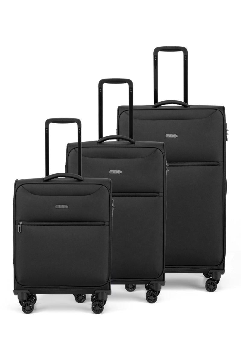 Epic Jupiter 4X Resväska 3-set - Svart - Travels And Bags