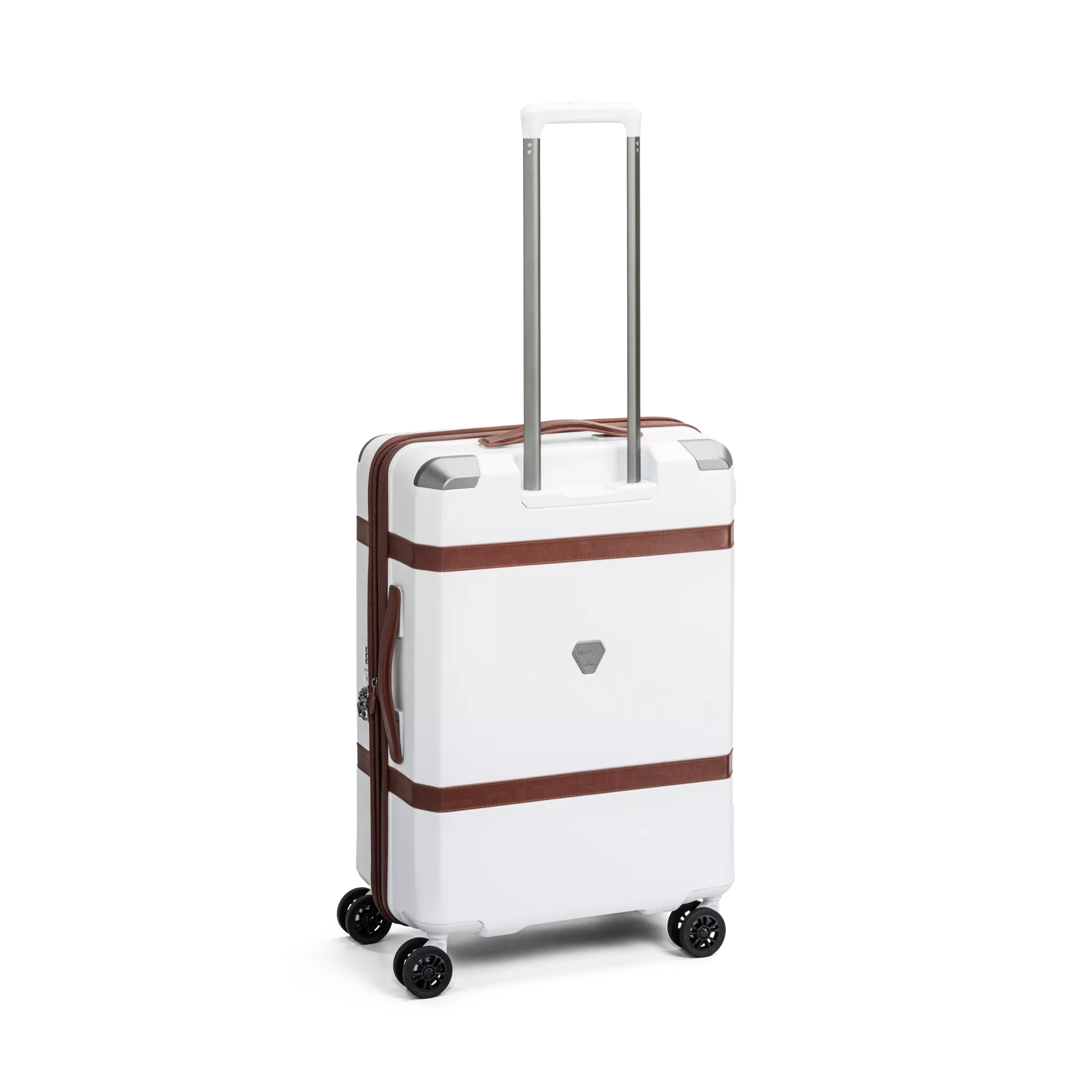 North Pioneer Vintage Pro Mellanstor Resväska 65cm - Vit North Pioneer