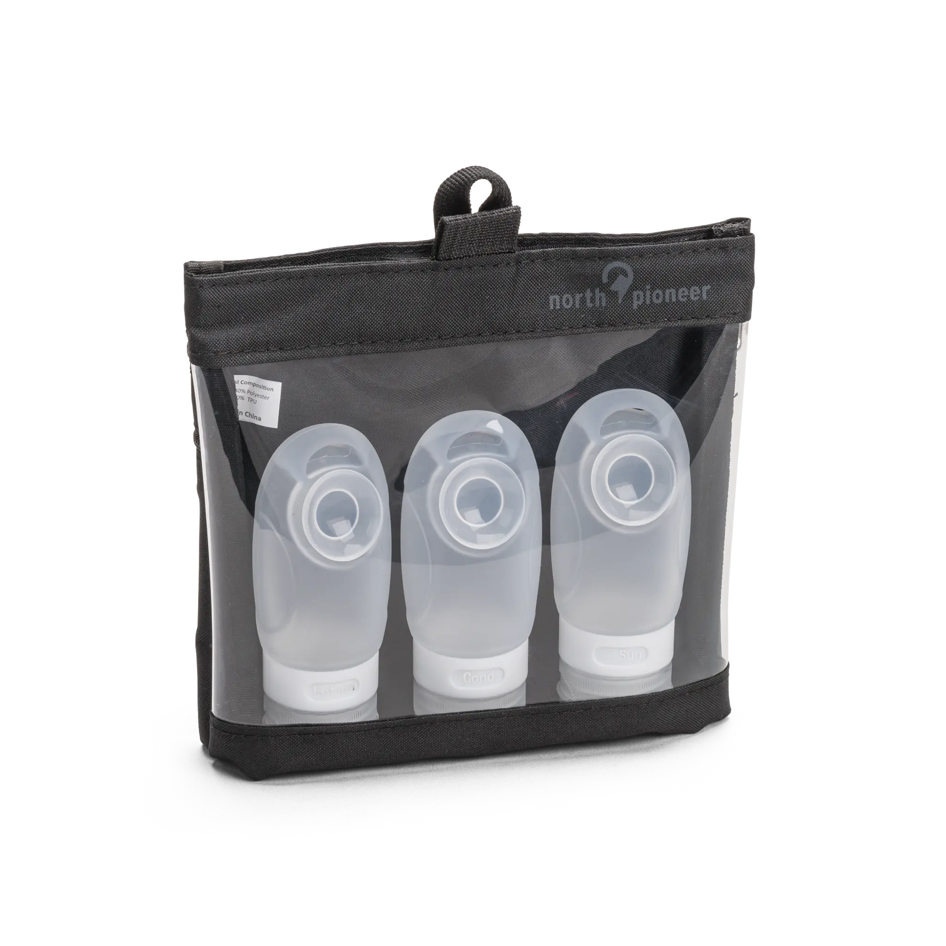 North Pioneer Necessär Kit 3 silikon-flaskor - Travels And Bags