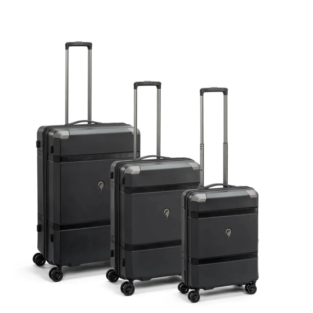 North Pioneer Vintage Pro Resväskor 3-pack - Svart North Pioneer