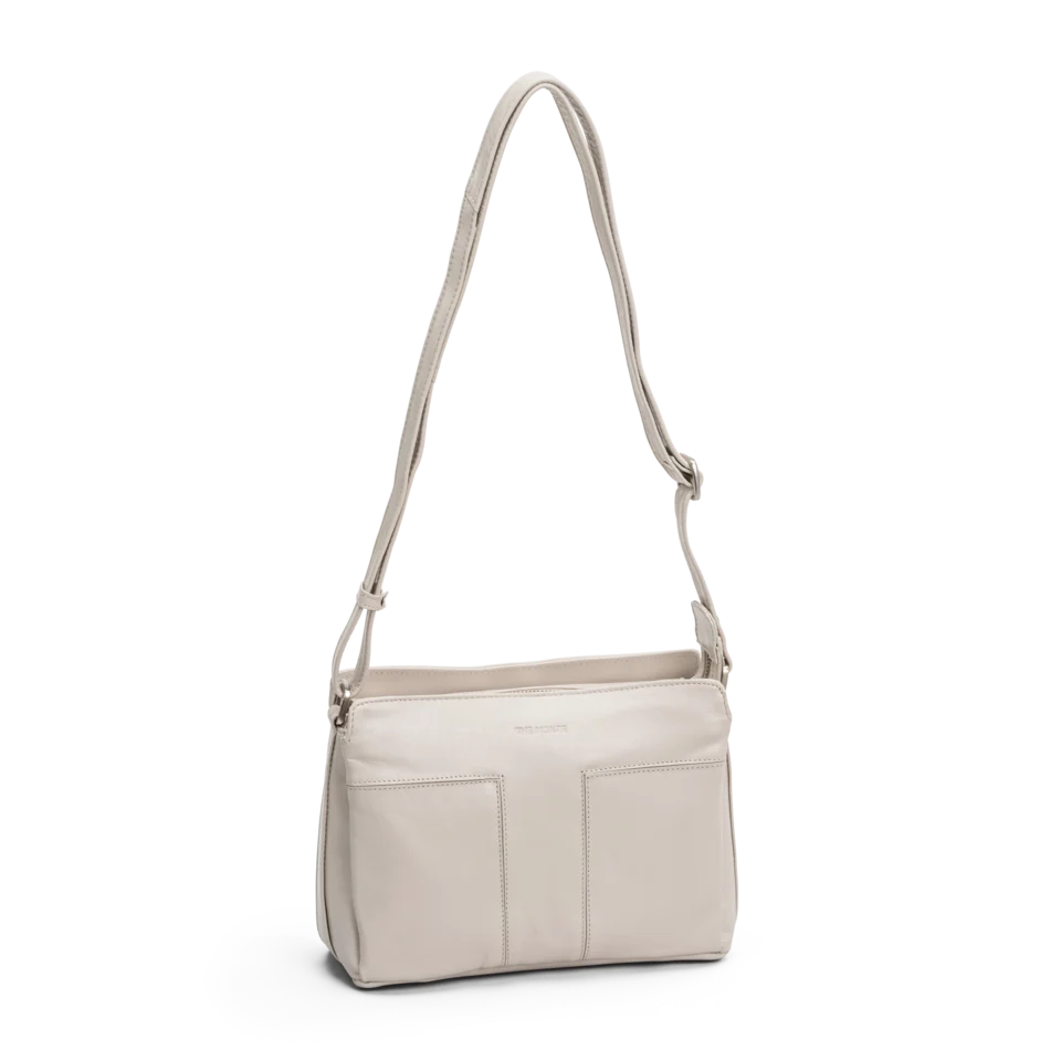 The Monte Crossover M Horizontal Axelremsväska - Beige - Travels And Bags