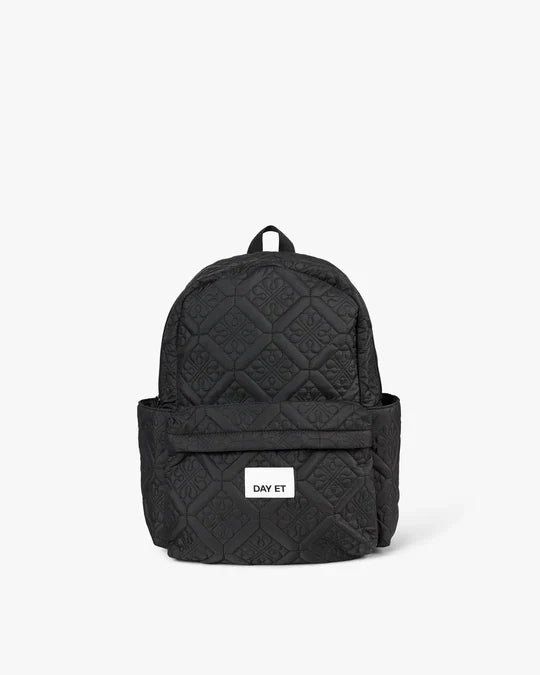 DAY ET Floral Quilt L Ryggsäck - Svart - Travels And Bags