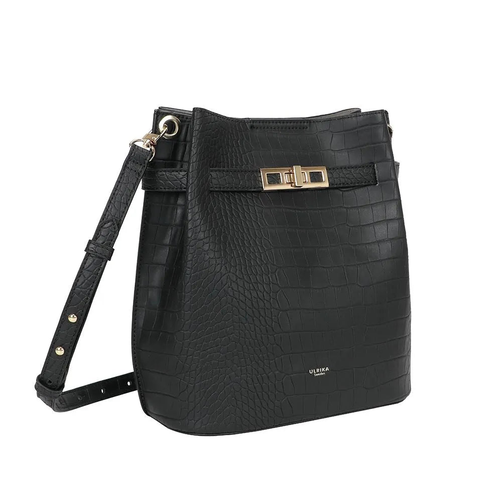 Ulrika Design Croco Axelväska 34cm