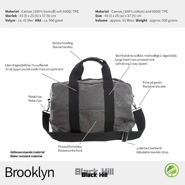 Blackhill Brooklyn Sportväska - Travels And Bags