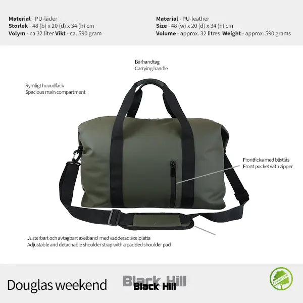 Blackhill Douglas duffelväska - Travels And Bags
