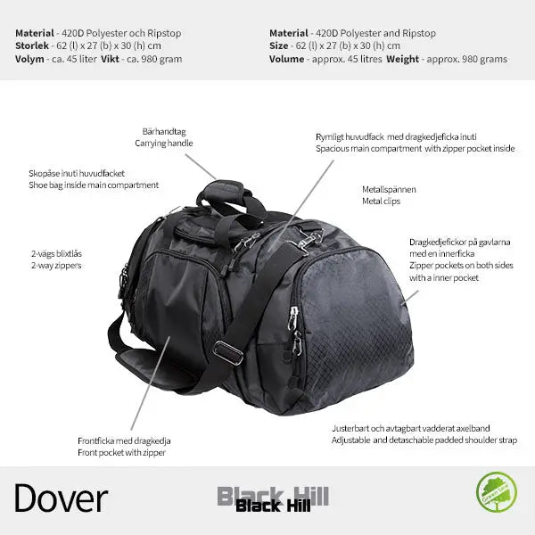 Blackhill Dover Sportväska - Travels And Bags