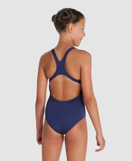 Arena Team Tjejbaddräkt Swim Pro Solid Marin-Vit