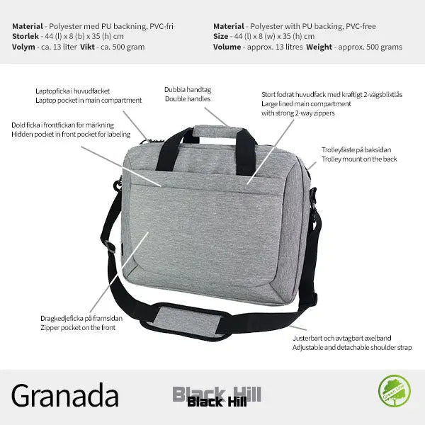 Blackhill Granada Datorväska - Travels And Bags