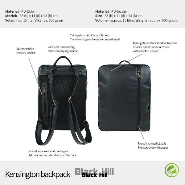 Blackhill Kensington Ryggsäck - Travels And Bags