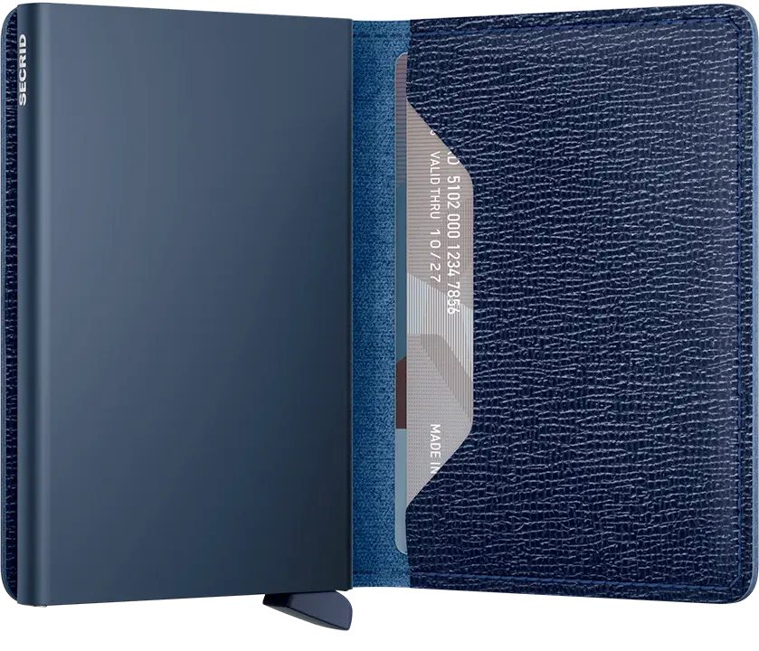 Secrid Slimwallet Kortplånbok - Crisple Marinblå Secrid