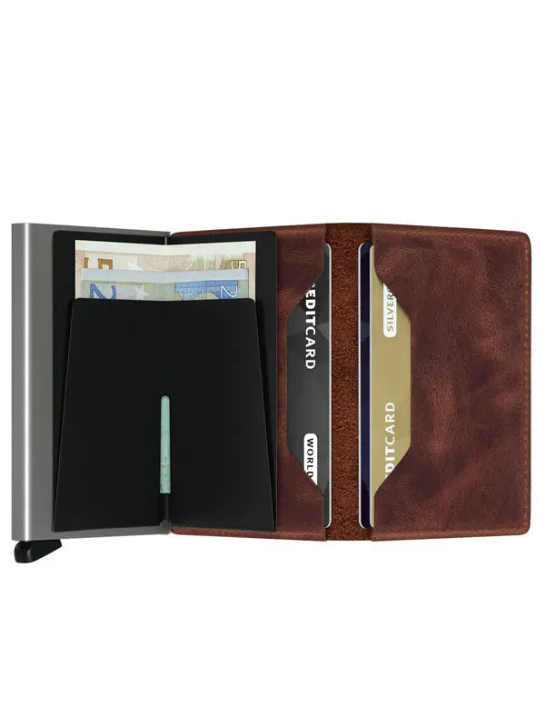 Secrid Slimwallet Kortplånbok - Vintage Brun - Travels And Bags