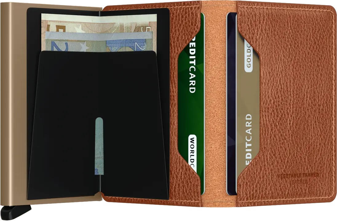 Secrid Slimwallet Kortplånbok - Veg Caramello Sand Secrid