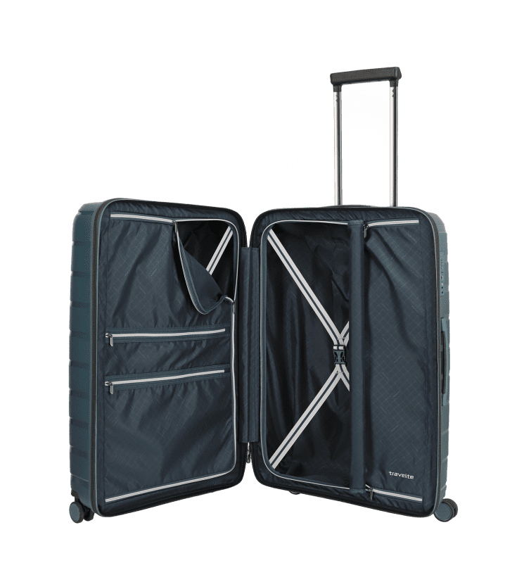 Travelite Air Base Mellanstor Resväska 66 cm - Blå/grå - Travels And Bags