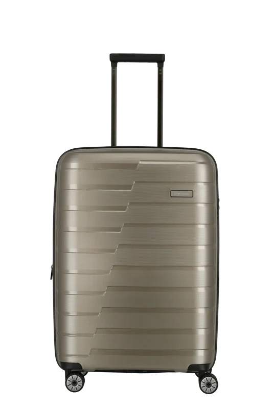Travelite Air Base Mellanstor Resväska 66 cm - Champagne - Travels And Bags