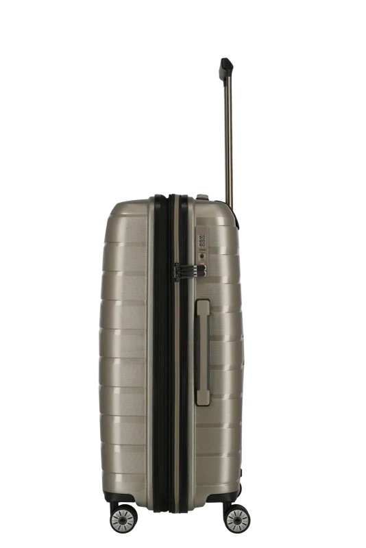 Travelite Air Base Mellanstor Resväska 66 cm - Champagne - Travels And Bags