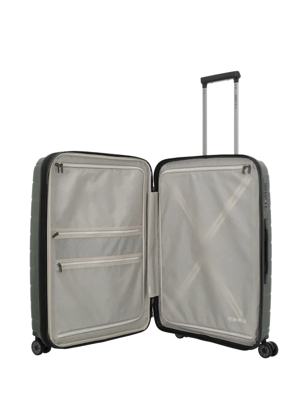 Travelite Air Base Mellanstor Resväska 66 cm - Grön - Travels And Bags
