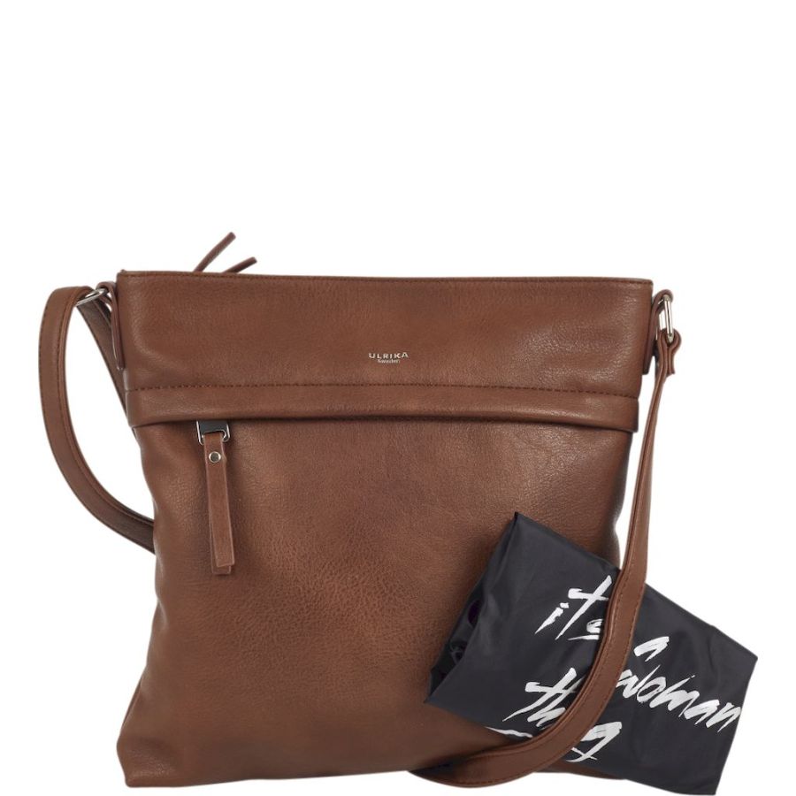 Ulrika Design Noos Axelremsväska Liten 27x26x4 cm - Brun