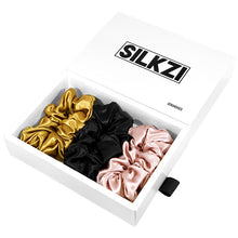 Ladda upp bild till gallerivisning, siden scrunchies, hårsnud
